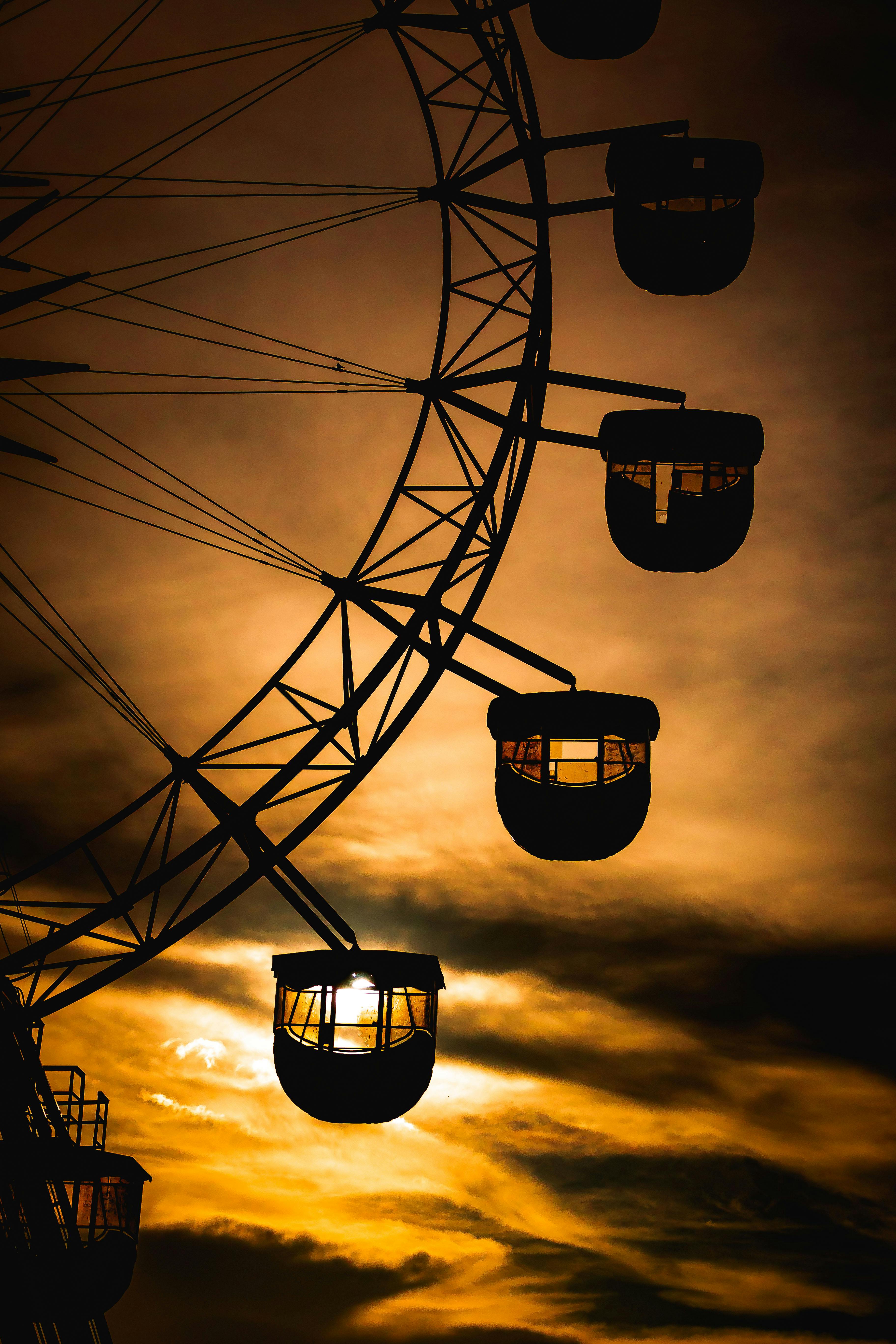 ferris wheel silhouette