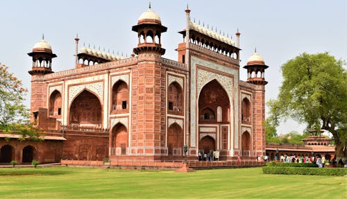 People Walking Towards Great Gate