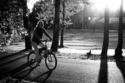 Woman Riding a Bike 
