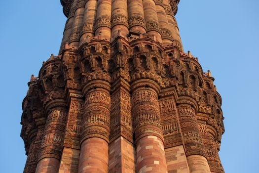 Qutub Minar sunset with architect — Delhi