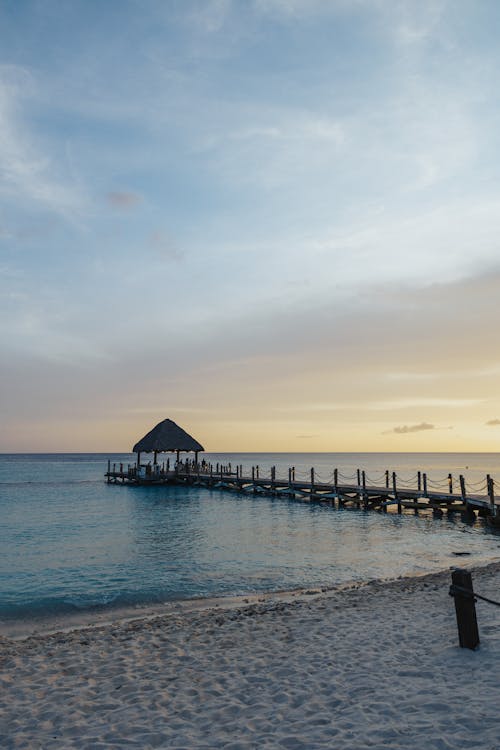 Pier on Sea Shore