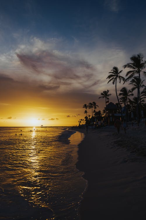 Sunset over Beach