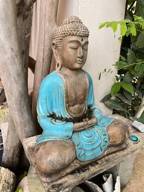 Close Up Shot of a Statue of Buddha