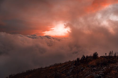 Mountain View During Sunset