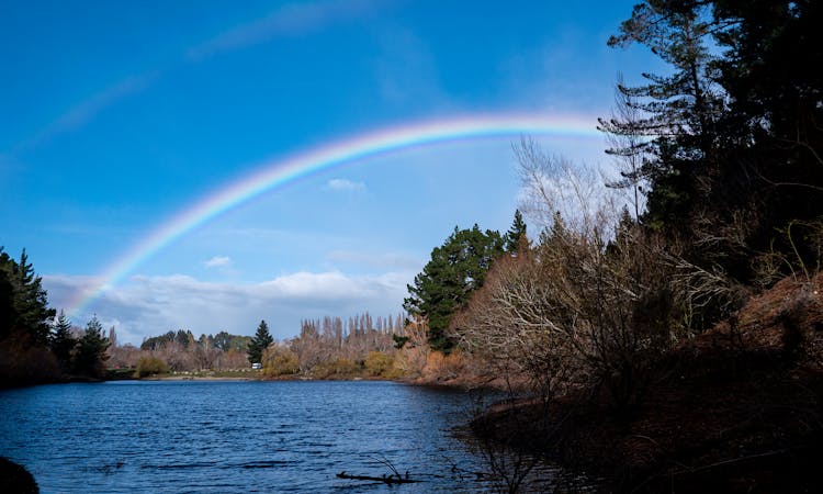 A Rainbow Over A River