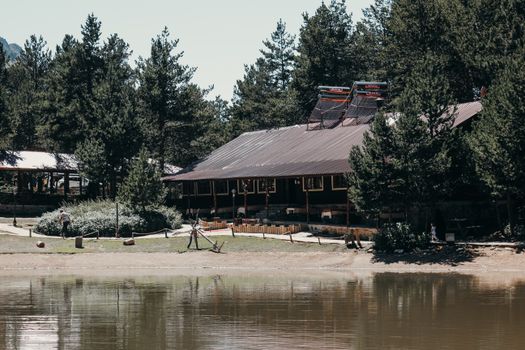 fishing lodge