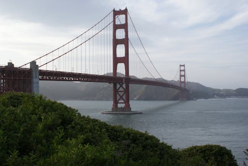 Golden Gate Bridge Under Clear Skies