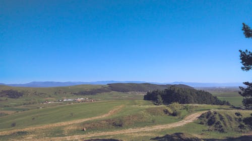 Gratis stockfoto met blauwe lucht, bomen, landschap