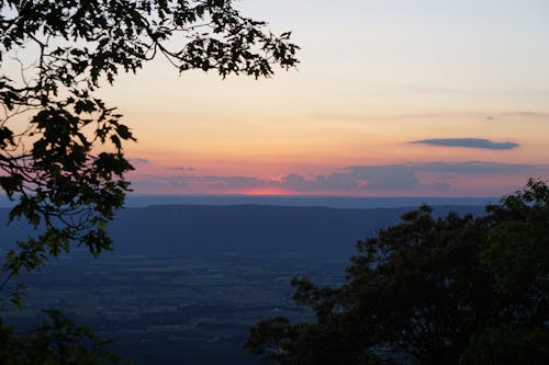 Clouds over Plains at Sunset