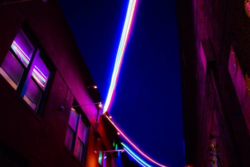 Free stock photo of neon light, neon lights, night city