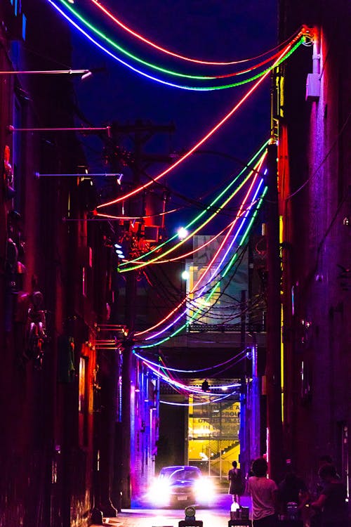 Free stock photo of downtown, neon, neon light
