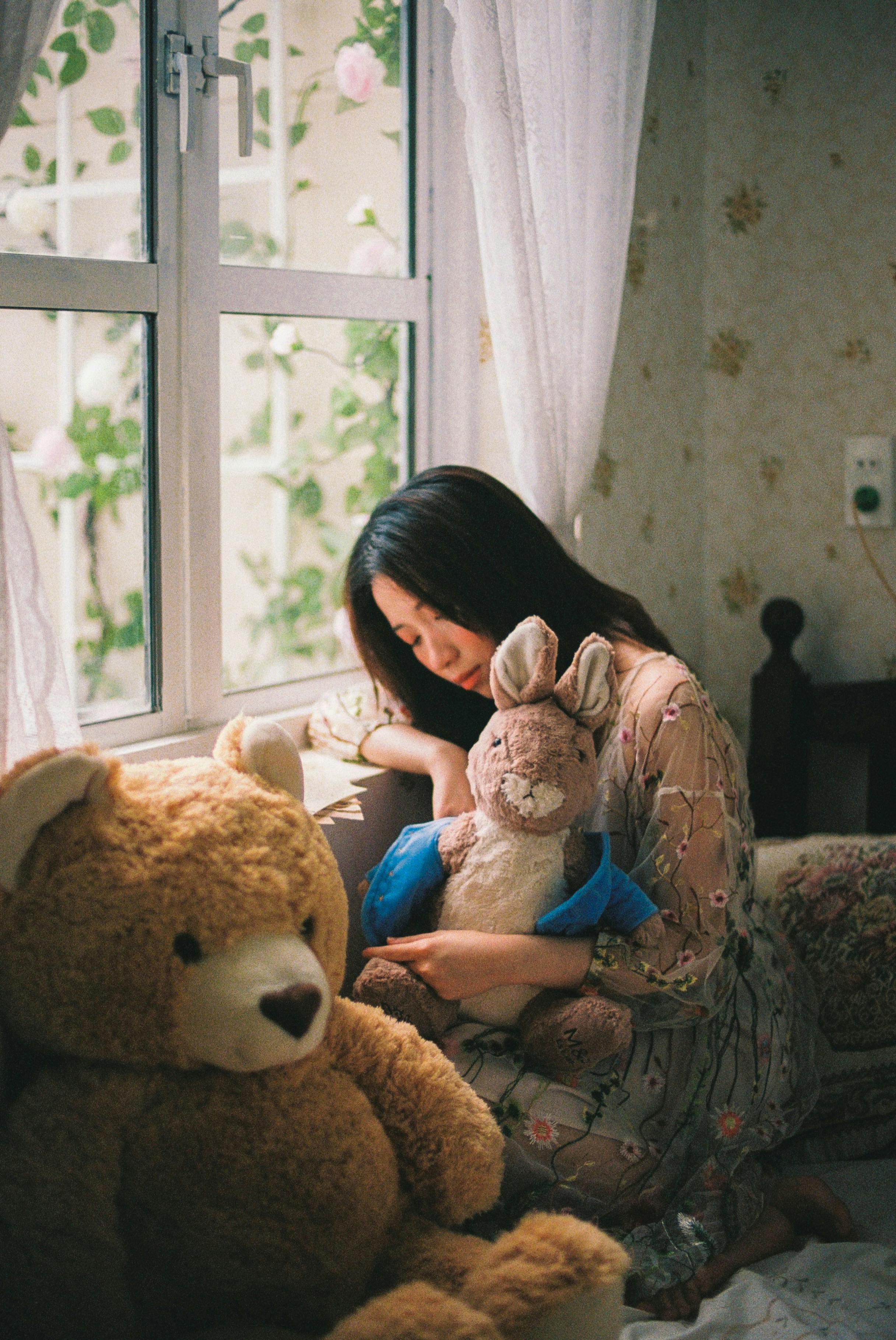 Gấu bông thỏ tai dài - Món quà ngọt ngào thay lời muốn nói
