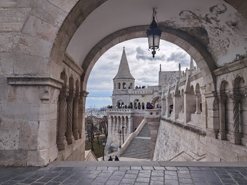 Fishermans Bastion in Budapest, Hungary 