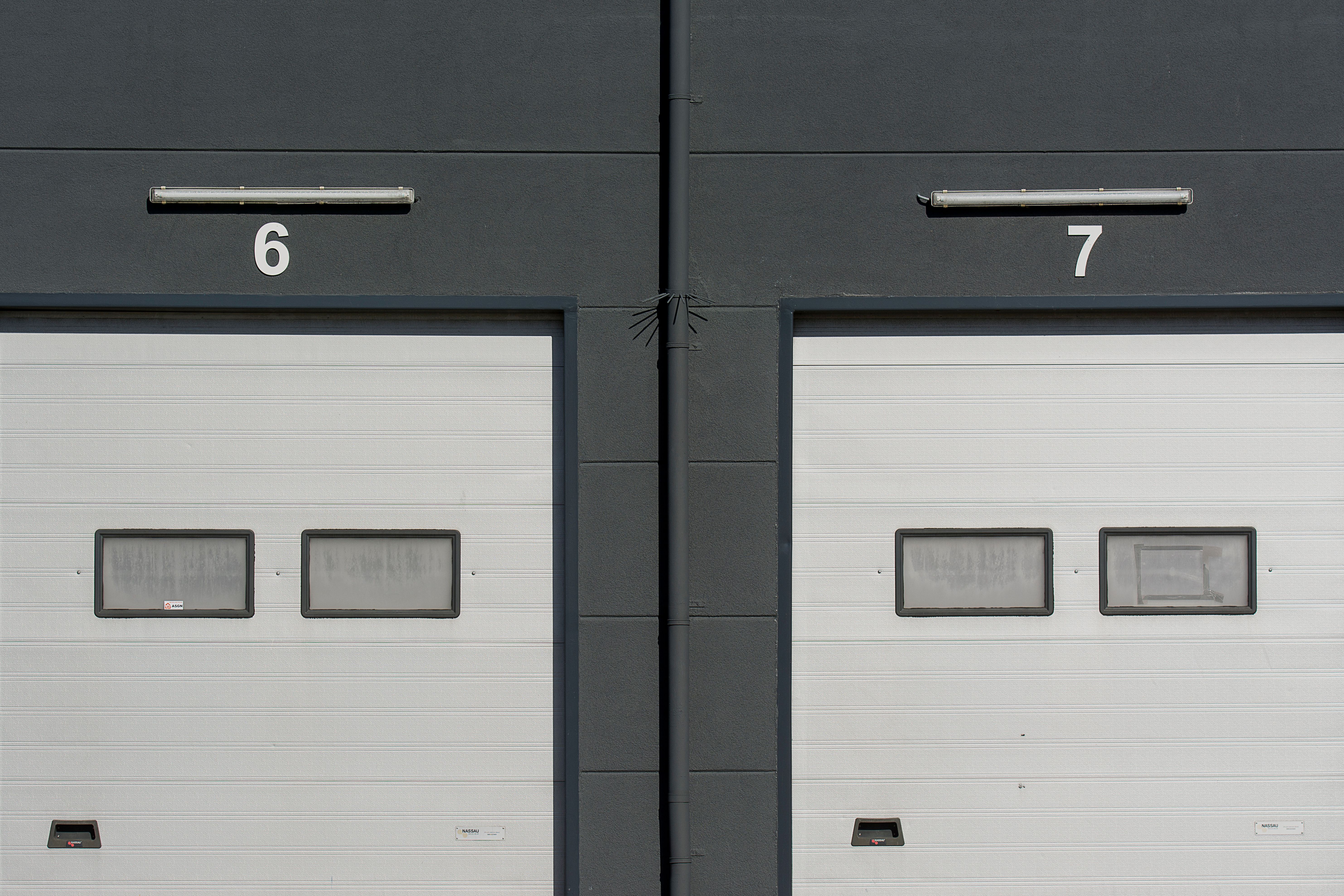 Modern overhead garage doors
