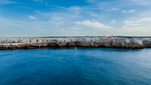 Imagine de stoc gratuită din clădiri, coastă, fotografie cu drona