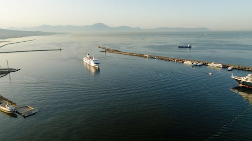 Δωρεάν στοκ φωτογραφιών με αεροφωτογράφιση, ακτή, βάρκες