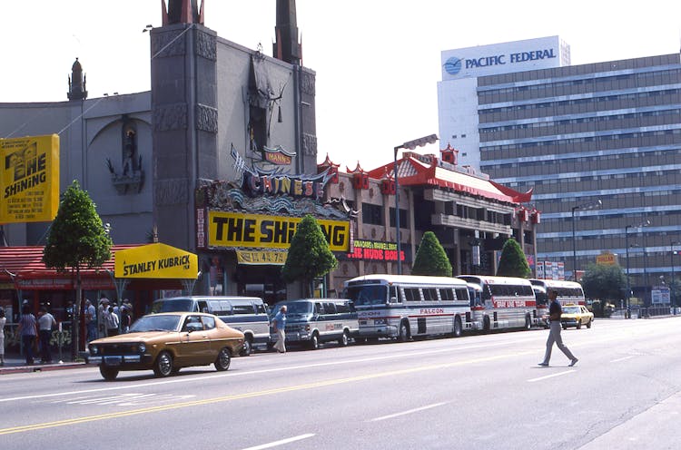 Retro Image On Vehicles On City Street