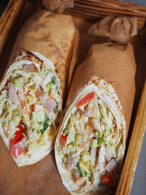 Chicken Caesar Wraps