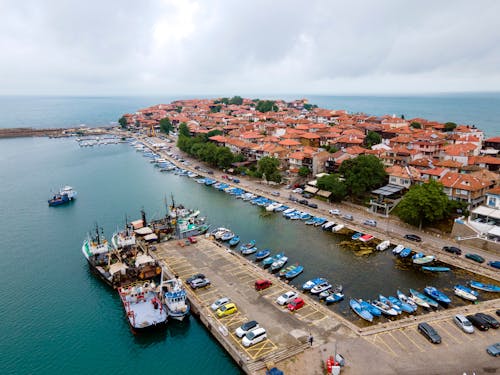 Foto d'estoc gratuïta de amarrat, ancorat, barques