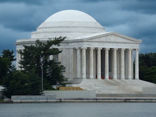 Facade of the Jefferson Memorial in Washington, D.C., Washington, USA