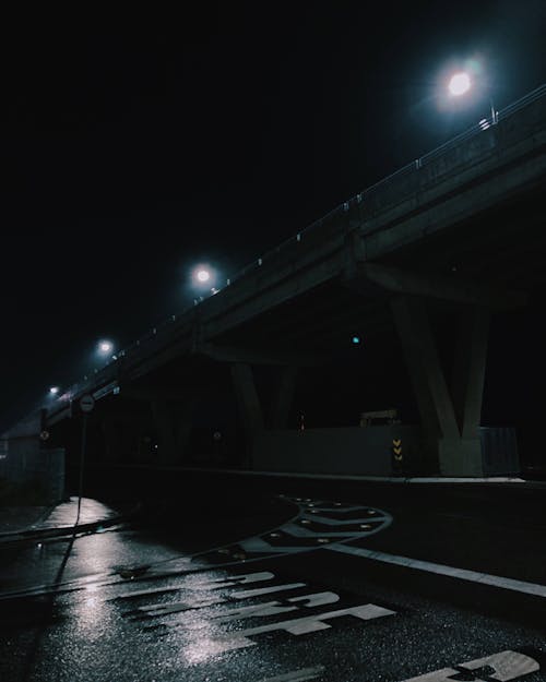 垂直拍攝, 橋, 漆黑 的 免費圖庫相片