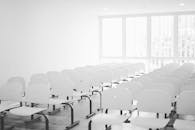 White Chairs in Office Boardroom
