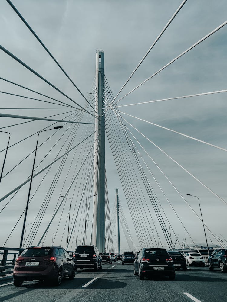 Cars On A Bridge