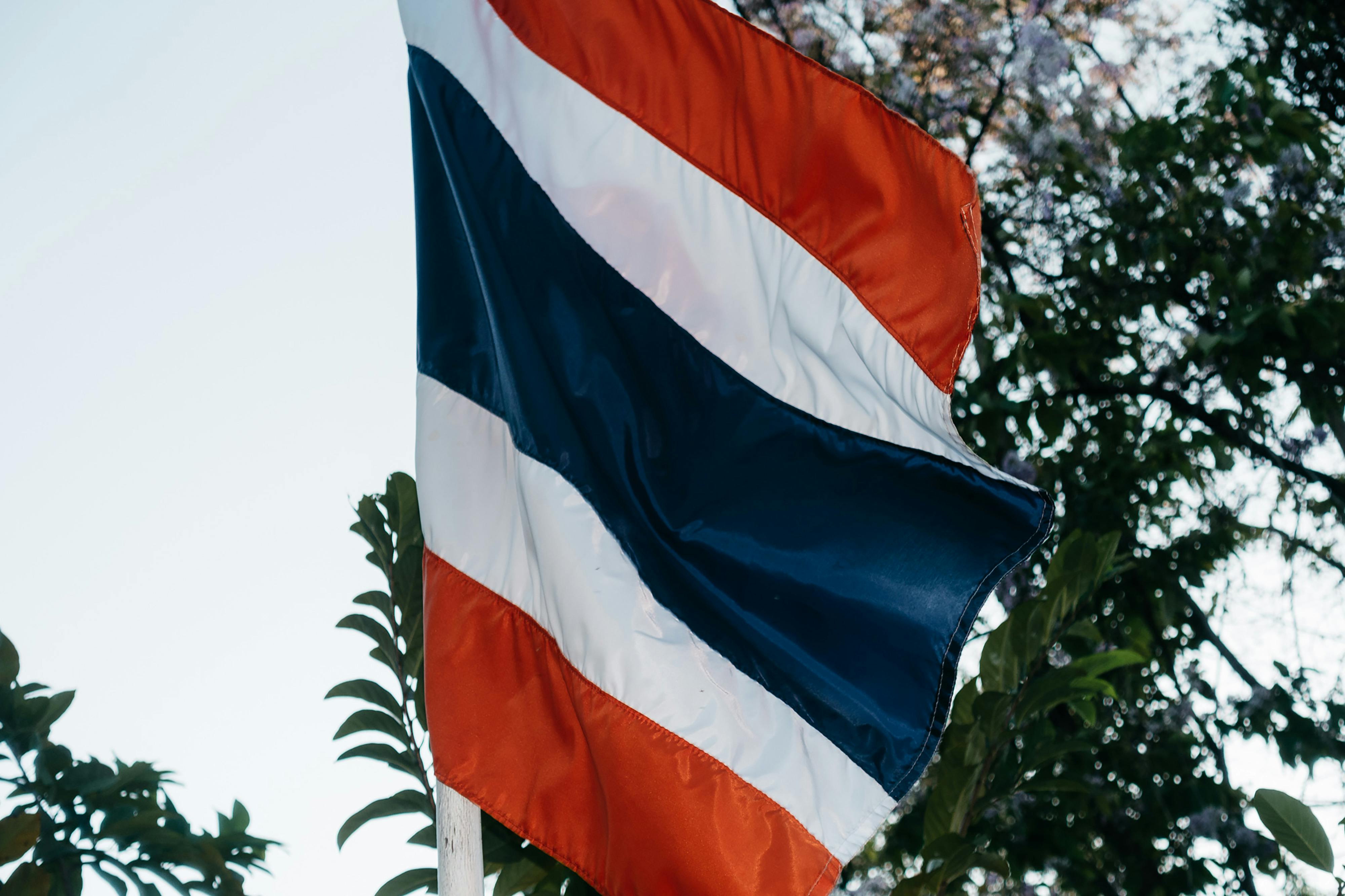 The National Flag of Thailand · Free Stock Photo