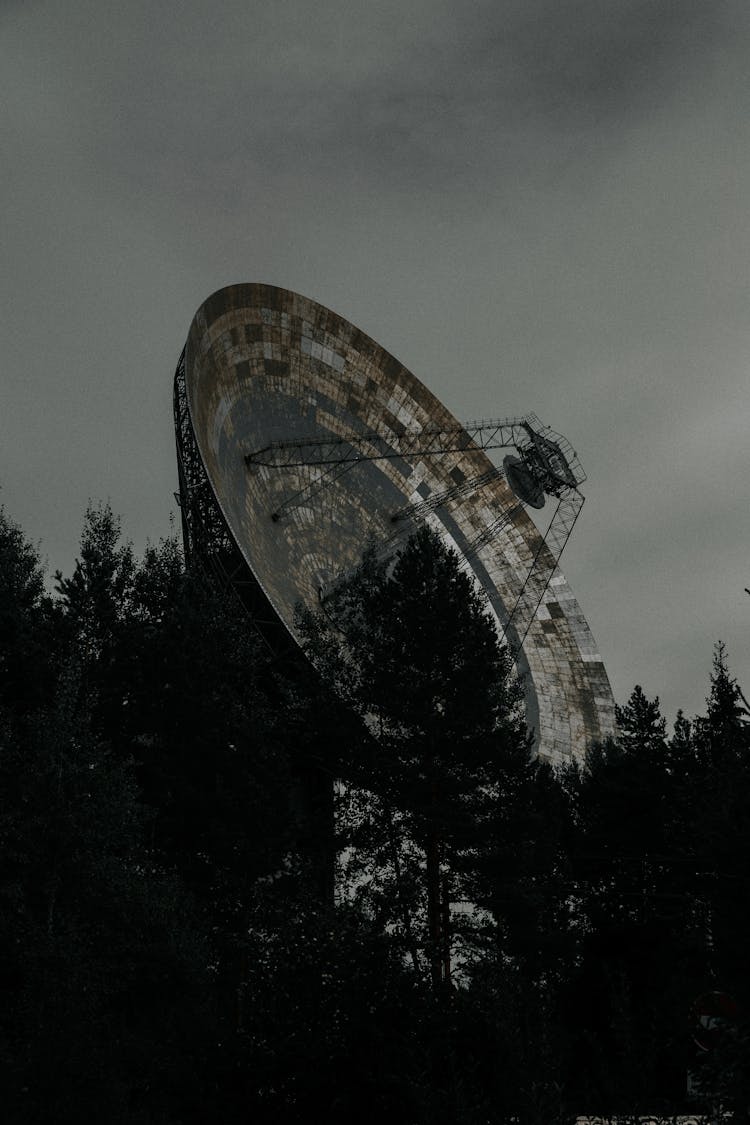 Clouds Over Abandoned Radar