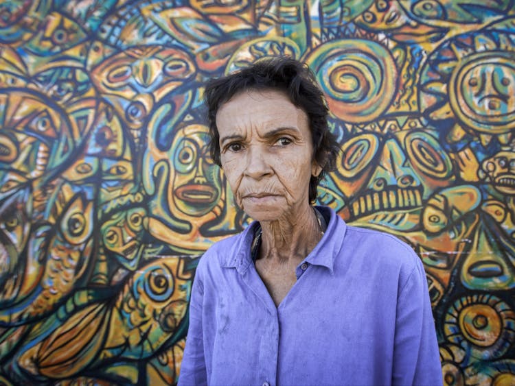 Portrait Of Woman In Shirt