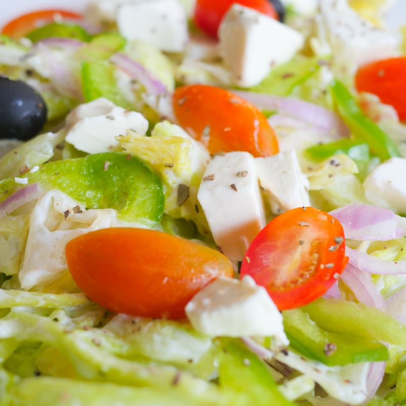 Greek Orzo Feta Tomato Bake