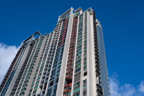 Low Angle Shot of High-rise Buildings