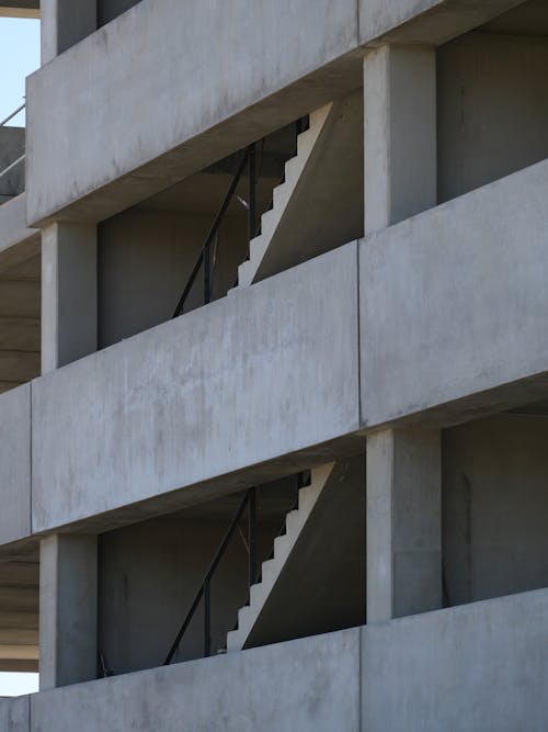 Foto profissional grátis de concreto, degraus, edifícios