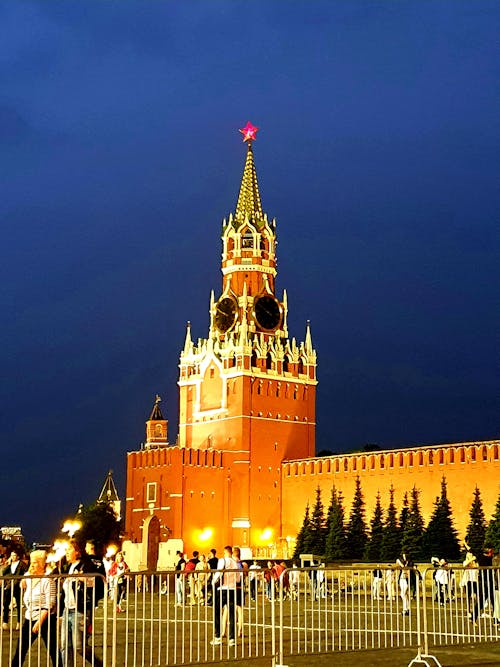 Gratis lagerfoto af klokketårn, kreml, rød mur