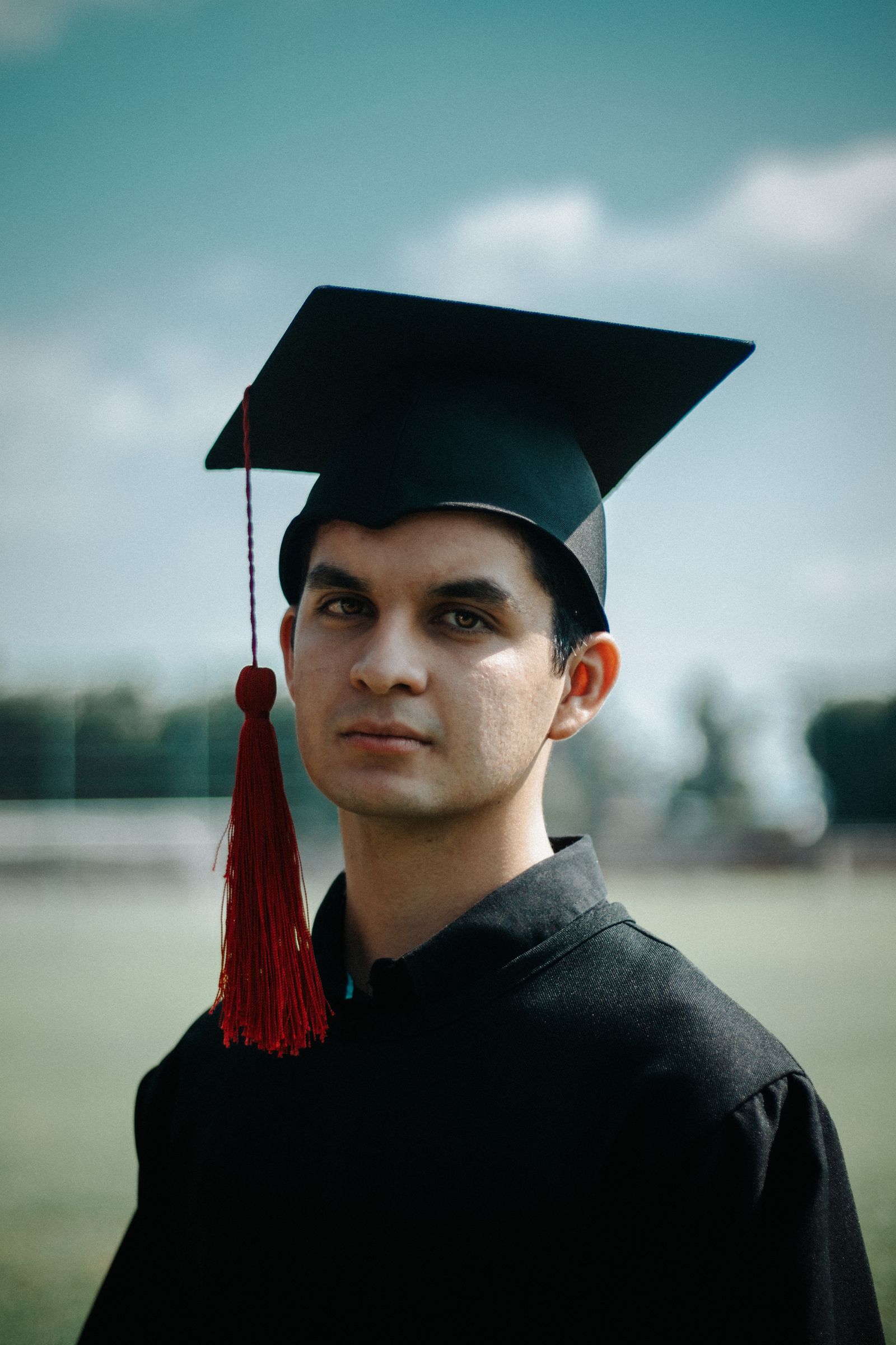 Graduate looking towards future