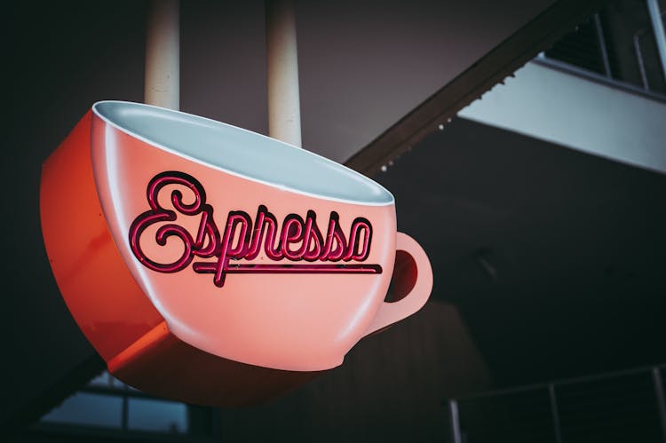 Decorative Sign Of Coffee Shop