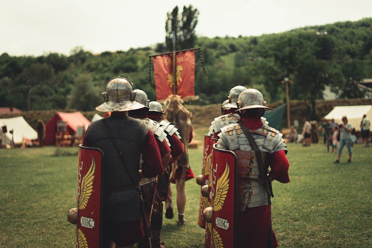 Performers During Historic Reenactment