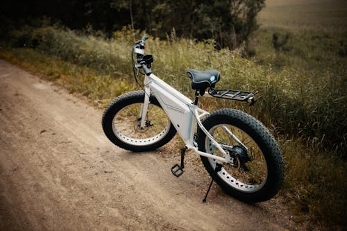 White Bike on Trail