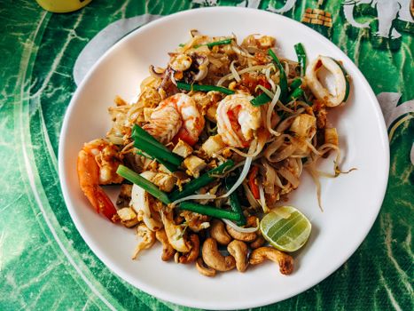 Pad Thai With Seafood