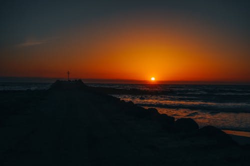 剪影, 戲劇性的天空, 戶外 的 免费素材图片