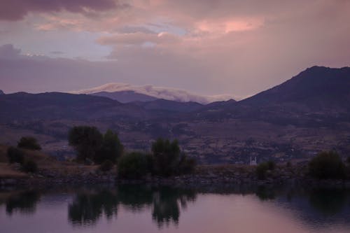 Kostenloses Stock Foto zu dämmerung, drohne erschossen, landschaft