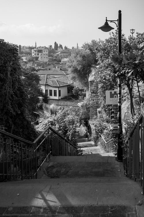 Staircase Toward a House