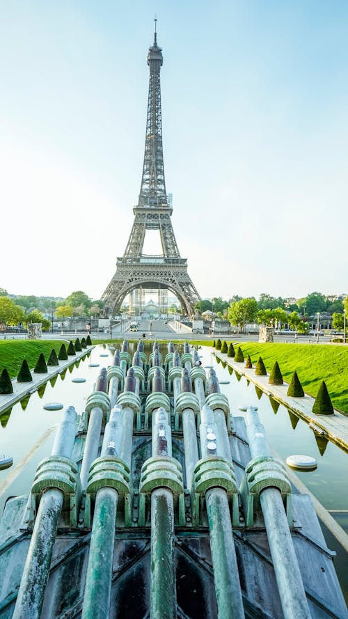 Безкоштовне стокове фото на тему «вертикальні постріл, відома пам'ятка, Ейфелева вежа»