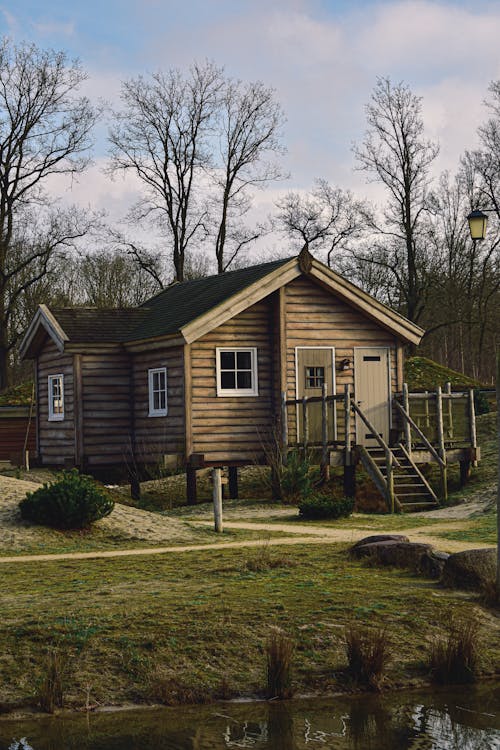 Kostnadsfri bild av byggnadsexteriör, hus, skog