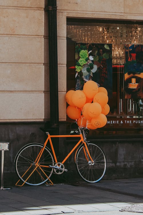 Fotos de stock gratuitas de bici, bicicleta, globos
