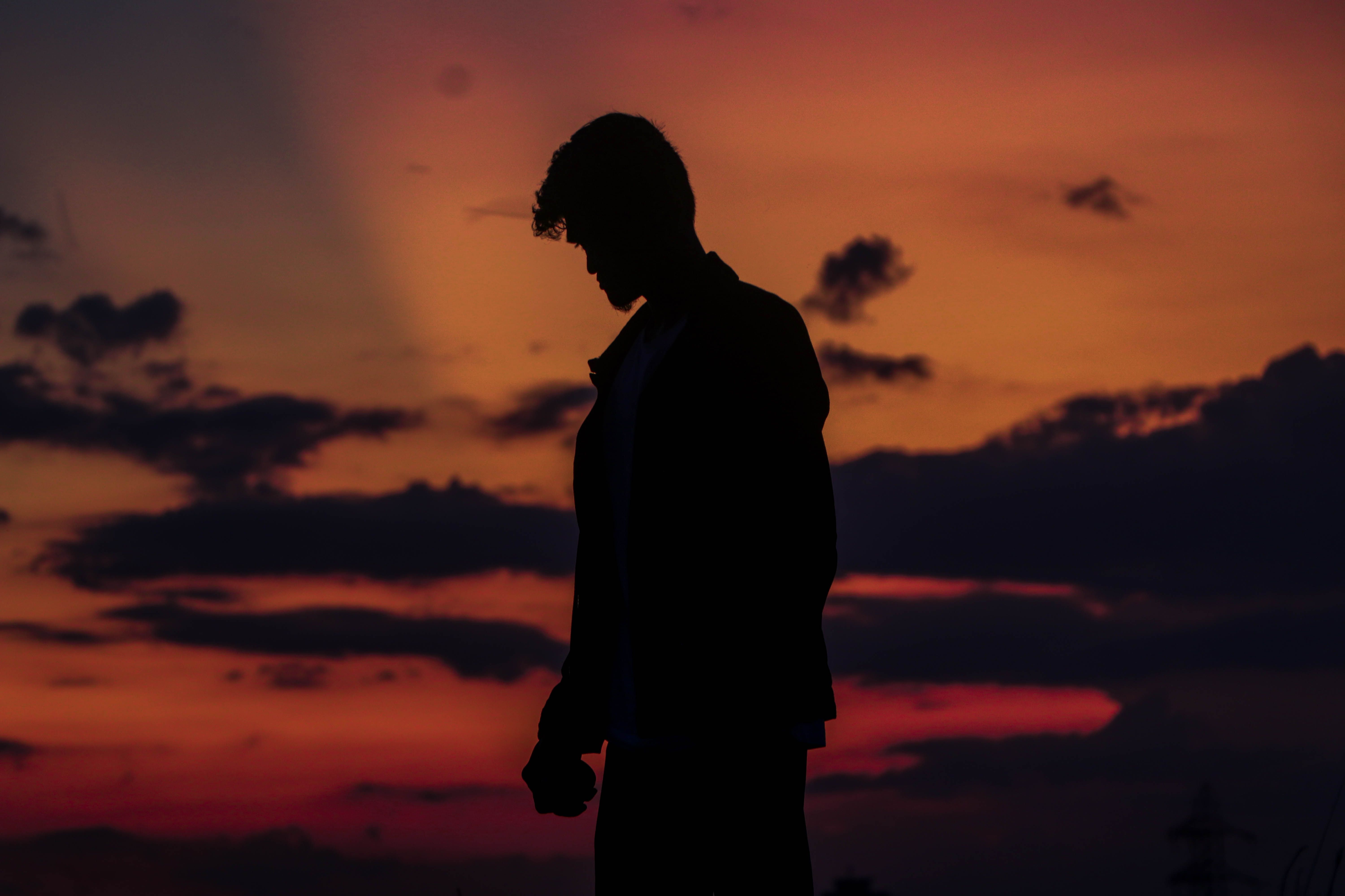 Silhouette of a Man · Free Stock Photo