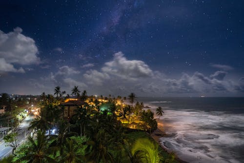 夜空, 島, 星空 的 免費圖庫相片