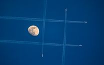 Free stock photo of abstract, airplane, blue