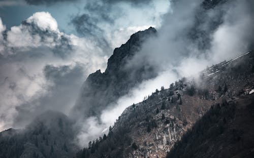 Clouds on a Rocky Mountain