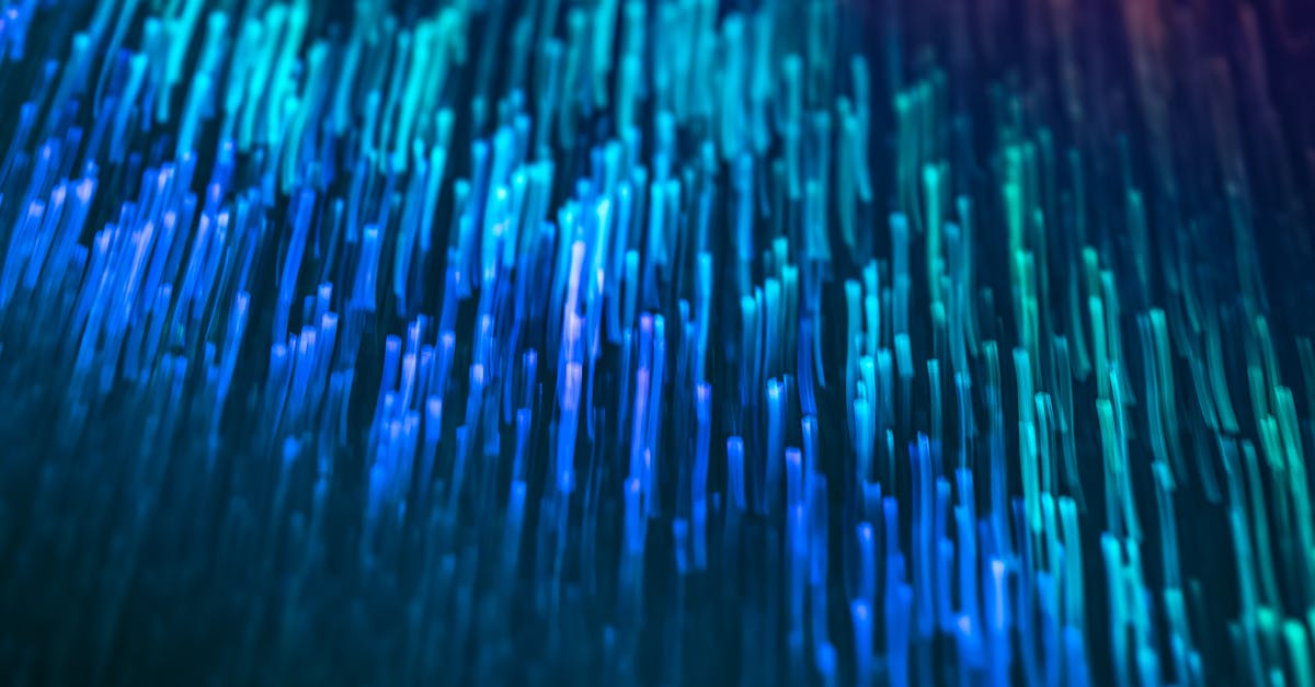 Purple and Blue Light Streaks